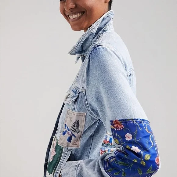 Desigual womens Chaq_los AngeJacket Denim Jacket - Picture 2 of 6